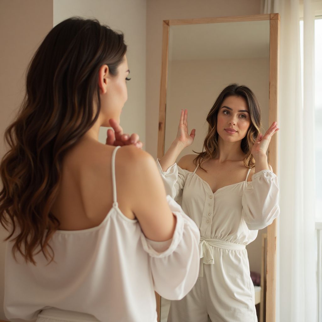 Afirmații pozitive în oglindă